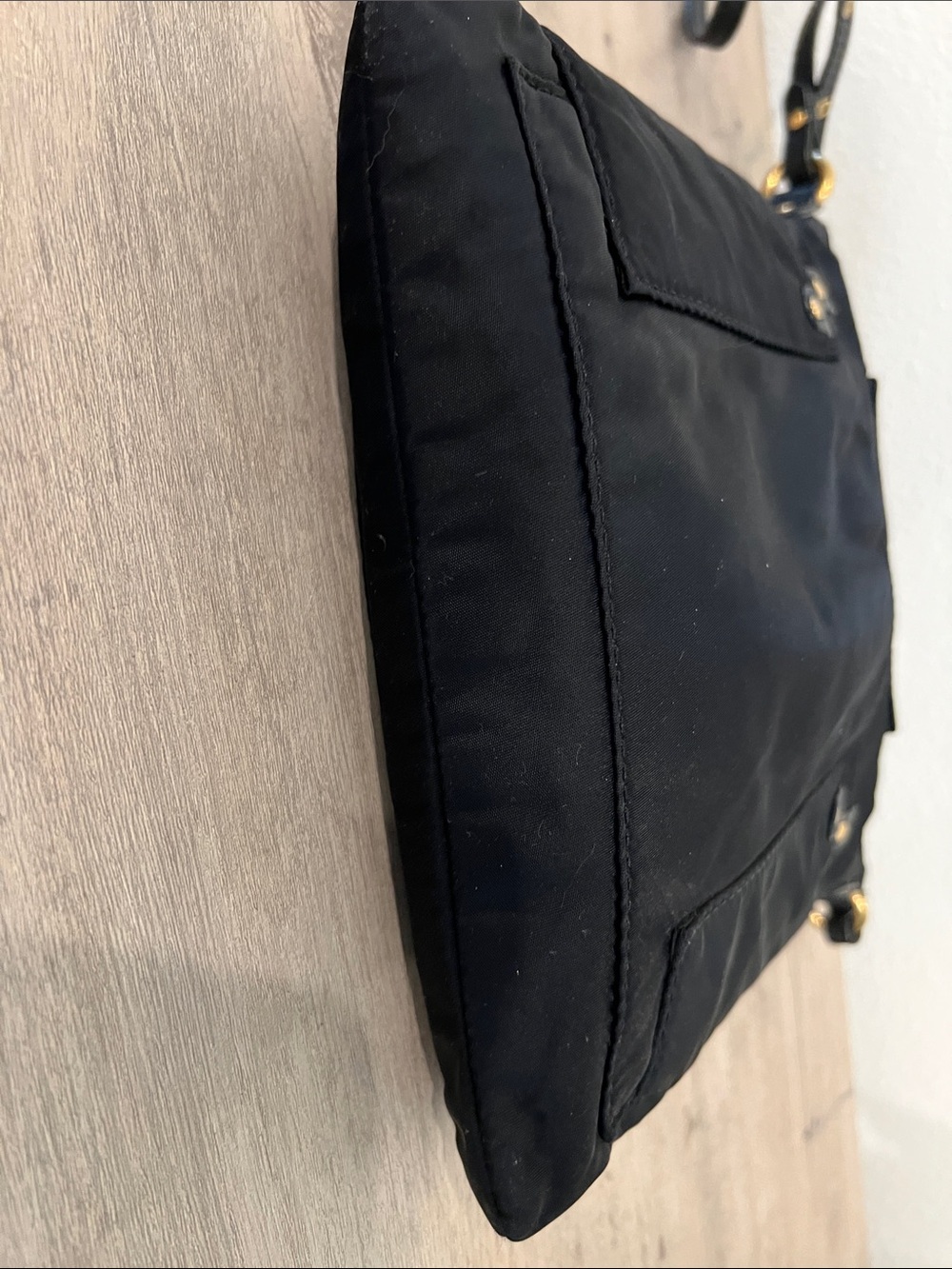 Marc by Marc Jacobs Black Nylon Crossbody with Gold Hardware - Picture 4 of 8